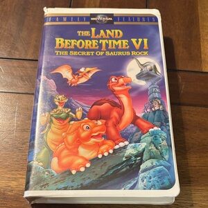 Universal The Land Before Time VI VHS - Vibrant Cover